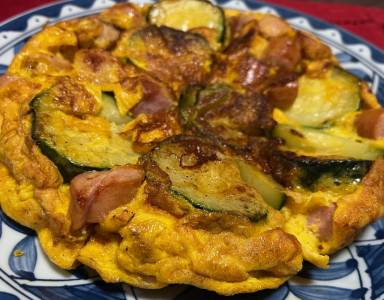 ズッキーニのオムレツ