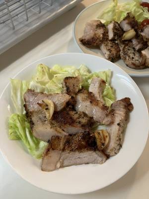 豚肉のハーブマリネソテー