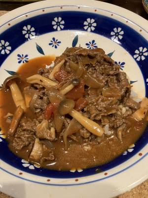 きのこたっぷりハヤシライス