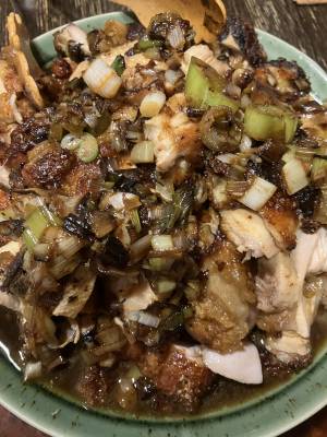 鶏のから揚げ ねぎソース