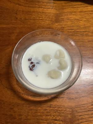 ジンジャー白玉の冷やししるこ