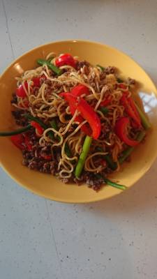 シンガポール風カレー焼きそば