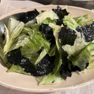 のりとレタスのサラダ