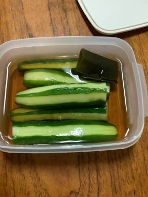 きゅうりの1本漬け