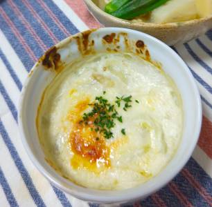 白菜とたらのグラタン