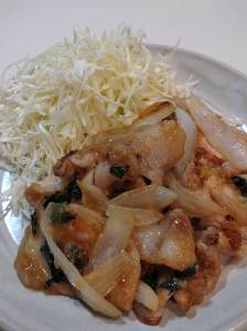 豚のしょうが焼き