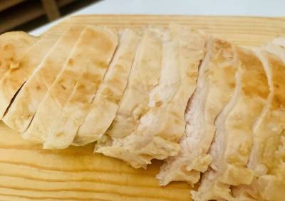 ゆで鶏のみそ漬け焼き