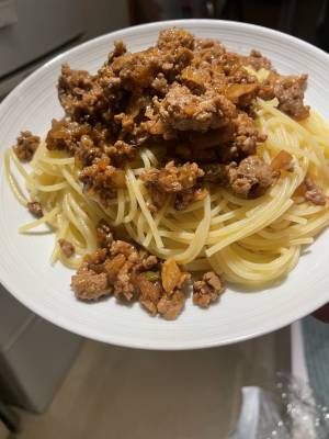 ジャージャーパスタ