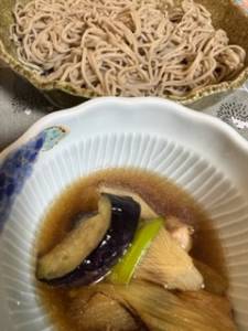 焼き野菜のつけうどん