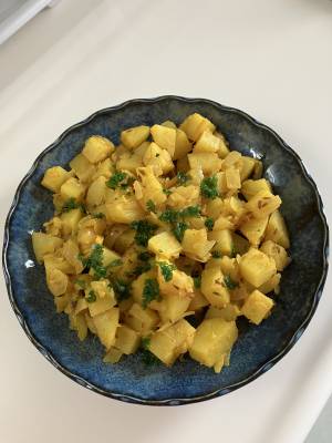 じゃがいものスパイス炒め