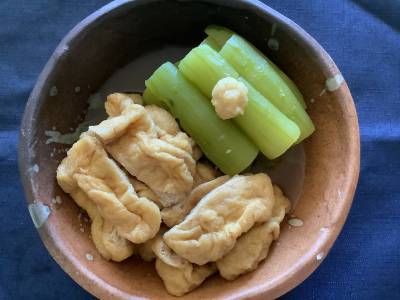 きゅうりとお揚げさんの冷やし鉢