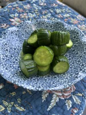 からし漬けきゅうり