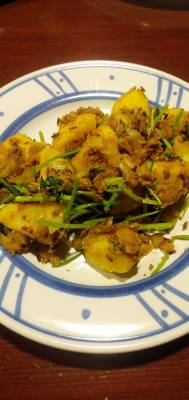 じゃがいものスパイス炒め