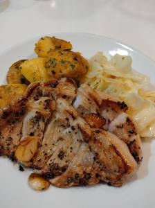 豚肉のハーブマリネソテー