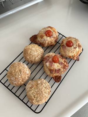 ヨーグルトでつくるスコーン