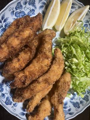 鶏むね肉のソースフライ