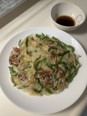 なんでもチヂミwith天ぷら粉