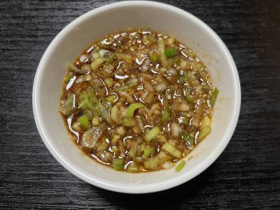 ごまねぎじょうゆだれ