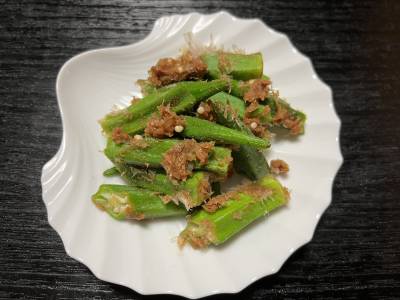 レンジオクラのねぎおかかじょうゆ