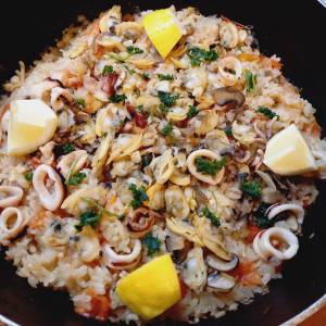 あさりのフライパンパエリヤ