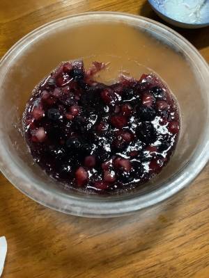 大鉢ベリーゼリー