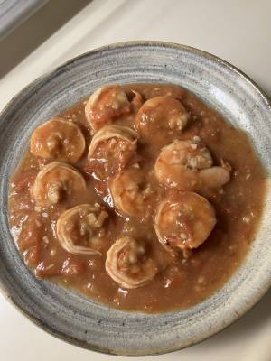 トマトのえびチリ