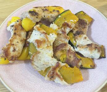 かぼちゃの豚肉巻き