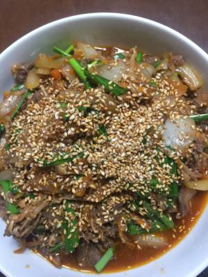 コチュジャンプルコギ