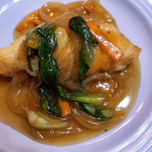 白身魚の甘酢あん