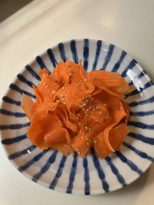 にんじんの減塩甘酢あえ