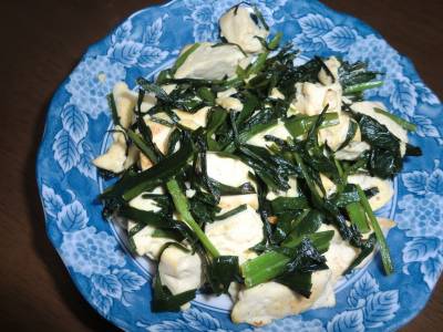 にらにら豆腐