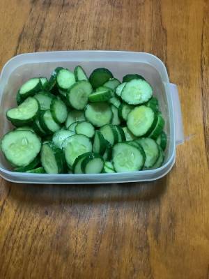 きゅうりのからし漬け