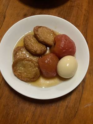 丸ごとトマトの夏おでん