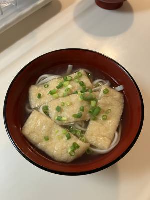 昆布だしのあんかけうどん