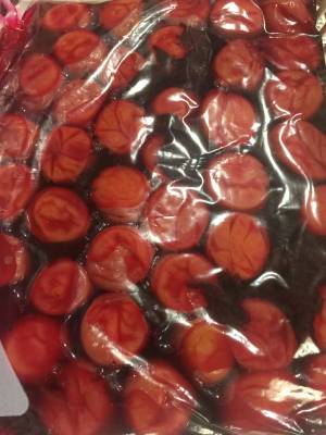 道具いらずの梅干し