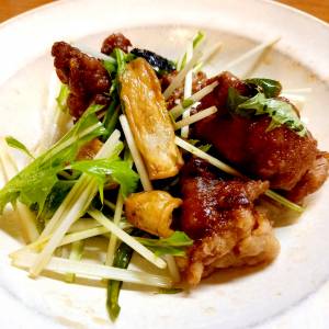 豚から揚げのデリ風サラダ