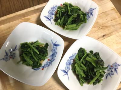 ほうれんそうのおひたし
