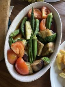 夏野菜の揚げびたし