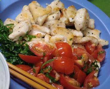 鶏むね肉のさっぱり焼き