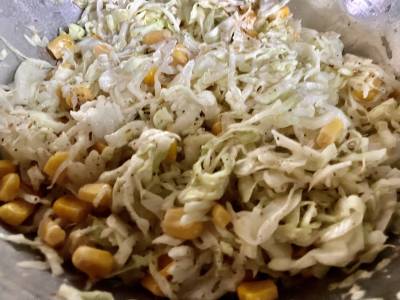 ごま風味のコールスロー