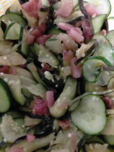 なすときゅうりのもみ漬け