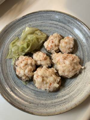 しいたけのえび詰め