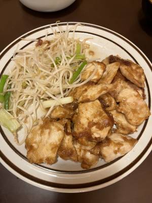 鶏むね肉のしょうが焼き