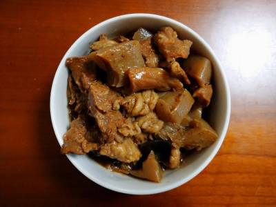 牛すじの煮込み