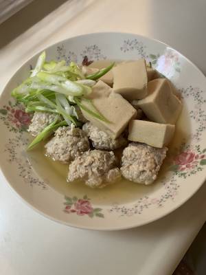 とうがんと鶏ひき肉の煮物