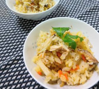 さんまの炊き込みご飯