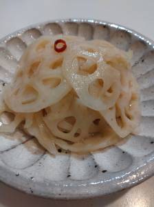 れんこんの中国風甘酢漬け