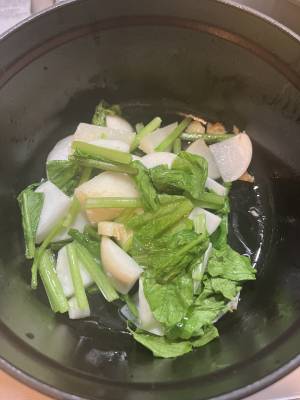 かぶのオイル蒸し煮