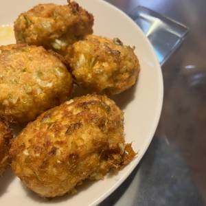 キャベツと豆腐のフワフワ揚げ