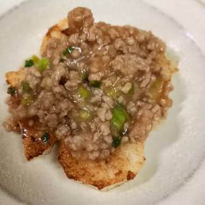 揚げ長芋の甘酢あんかけ